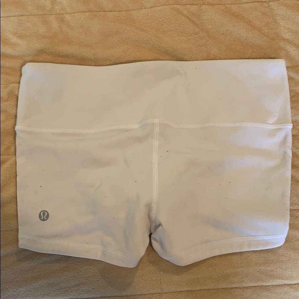 Lululemon workout shorts.